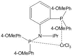 A kind of coordination type catalyst and the method for using the ethylene oligomerization of the catalyst to co-produce 1-hexene and 1-octene