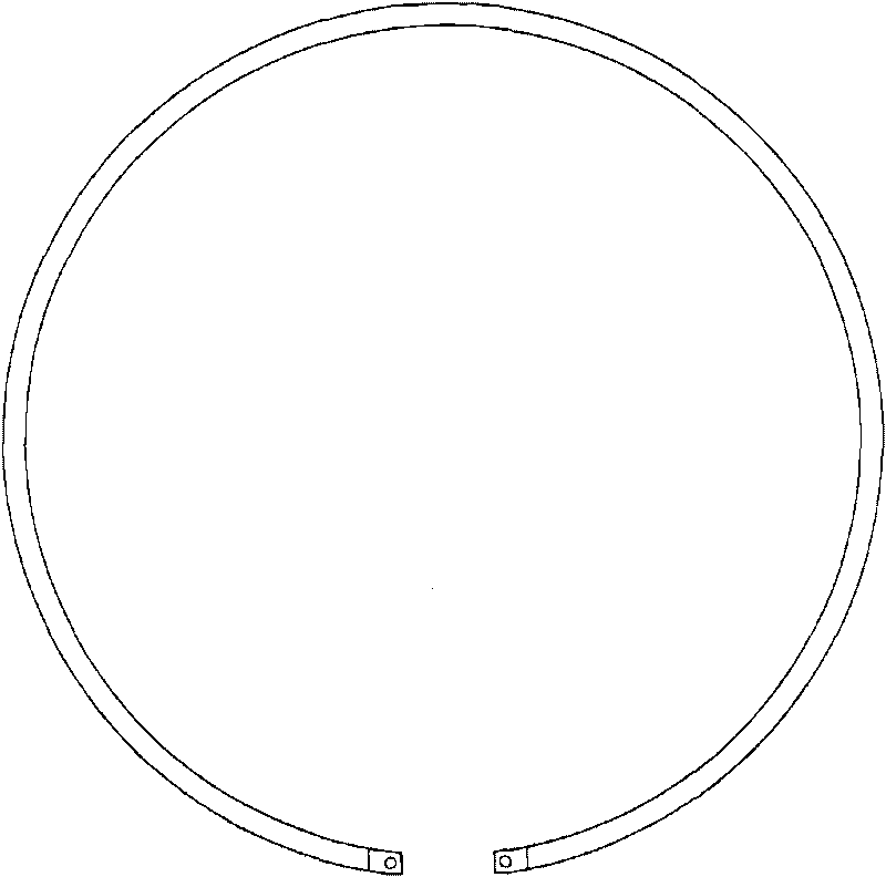 Lock-ring safety quick open blind plate