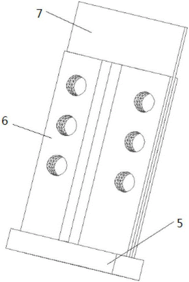 Sleeve buckling induction support with lengthened-pineapple-shaped induction units