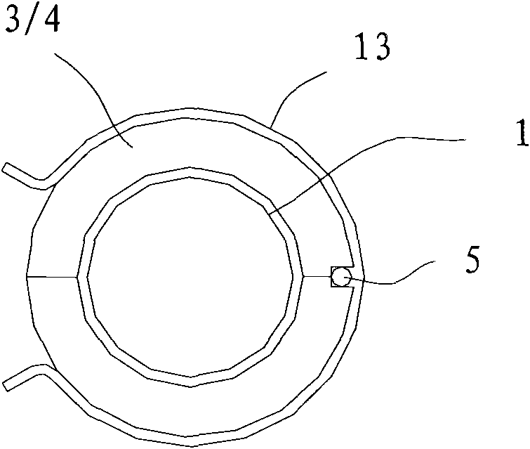 Pipeline connection structure of heat exchanger