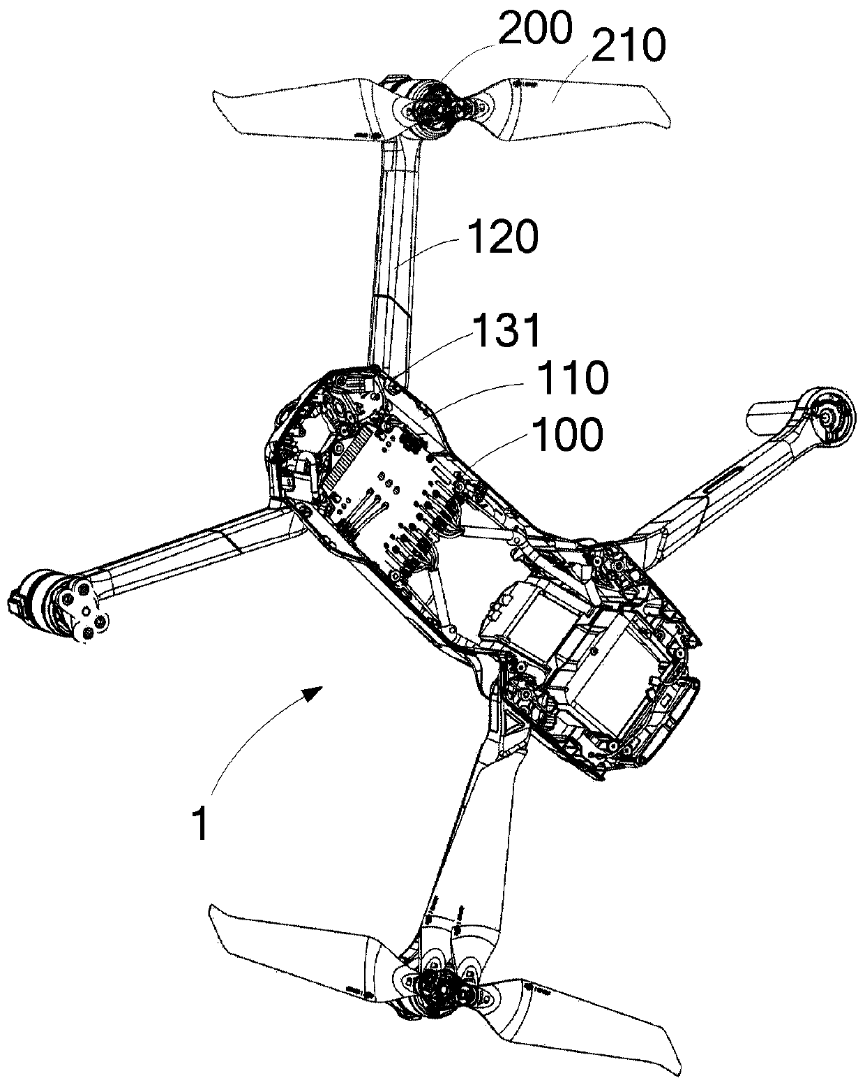 Unmanned aerial vehicle and machine frame thereof