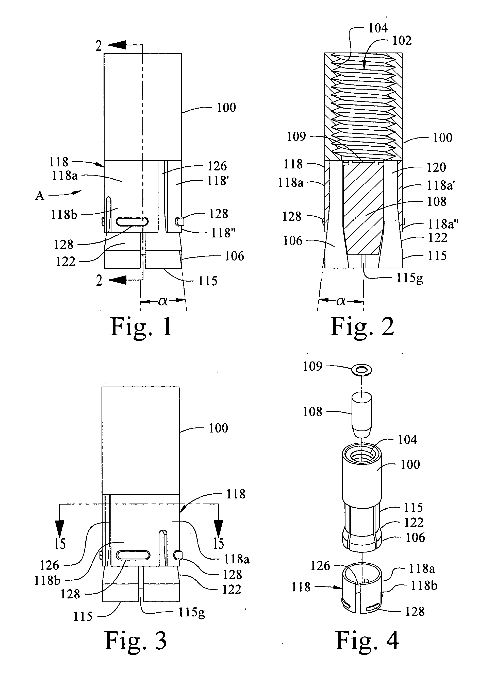 Wedge-type drop-in anchor assembly