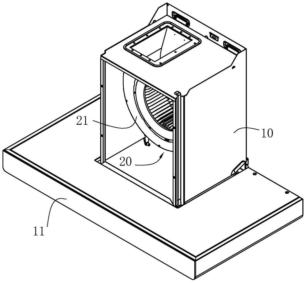 Range hood and vibration reduction control method for range hood