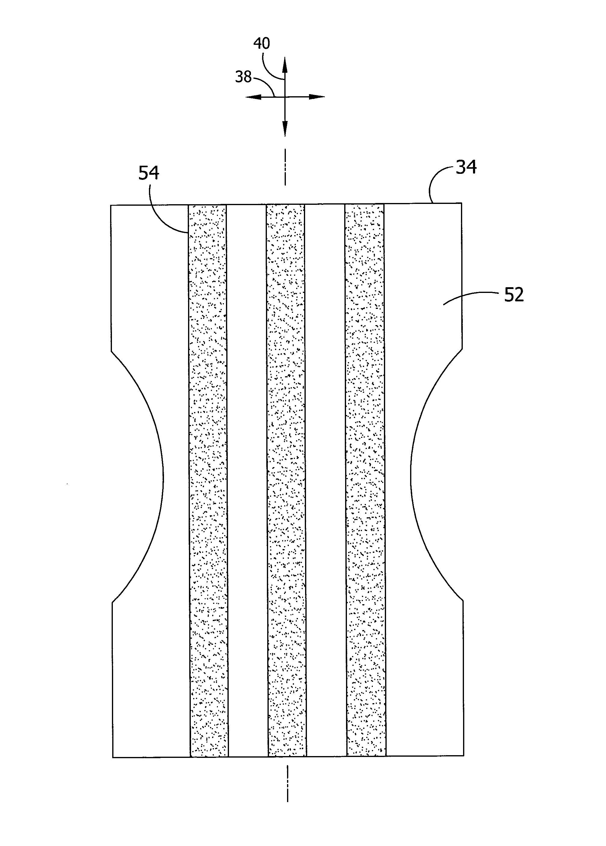 Absorbent product with improved liner treatment