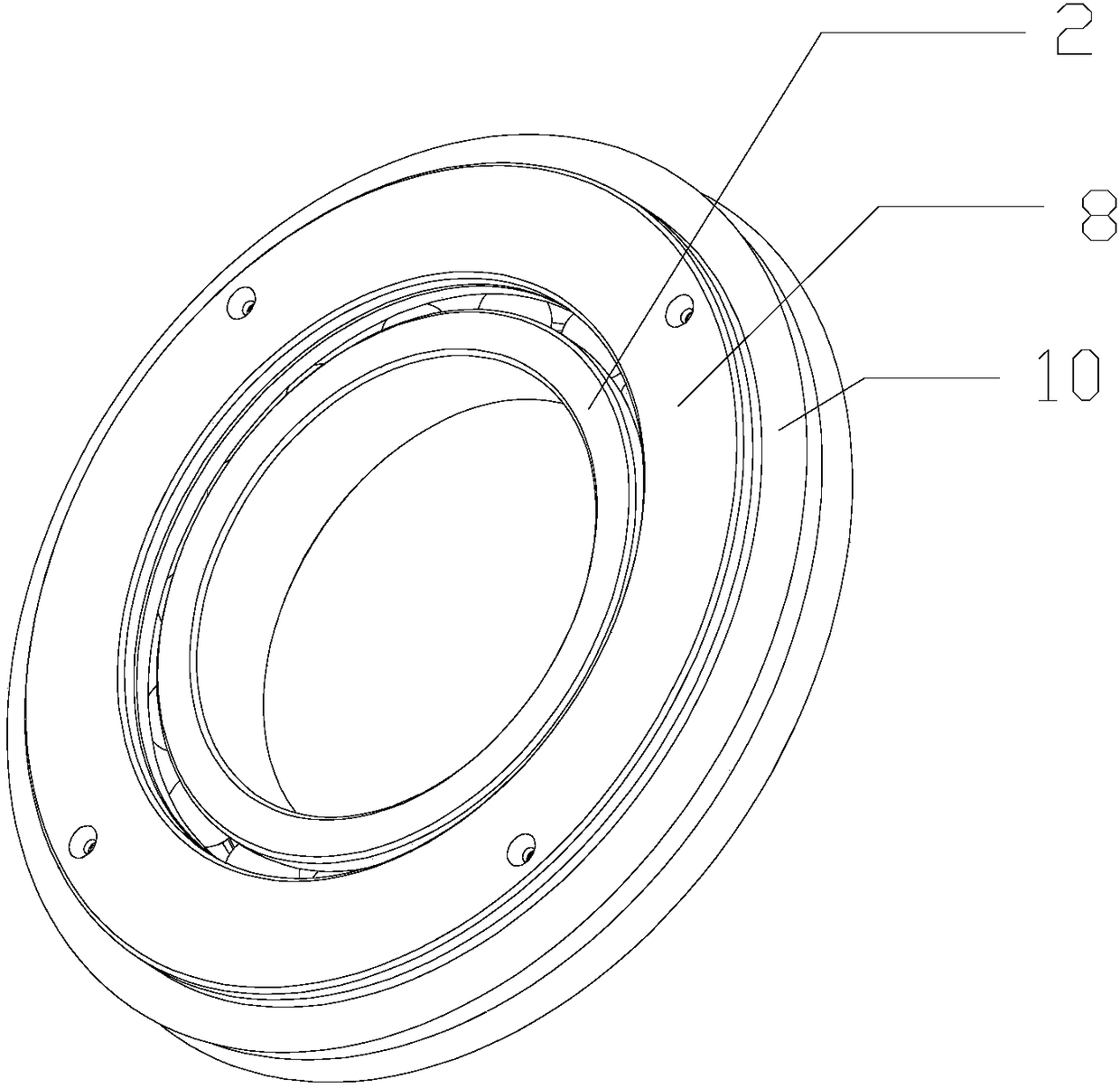 A double-layer groove super wear-resistant high-speed washing machine bearing