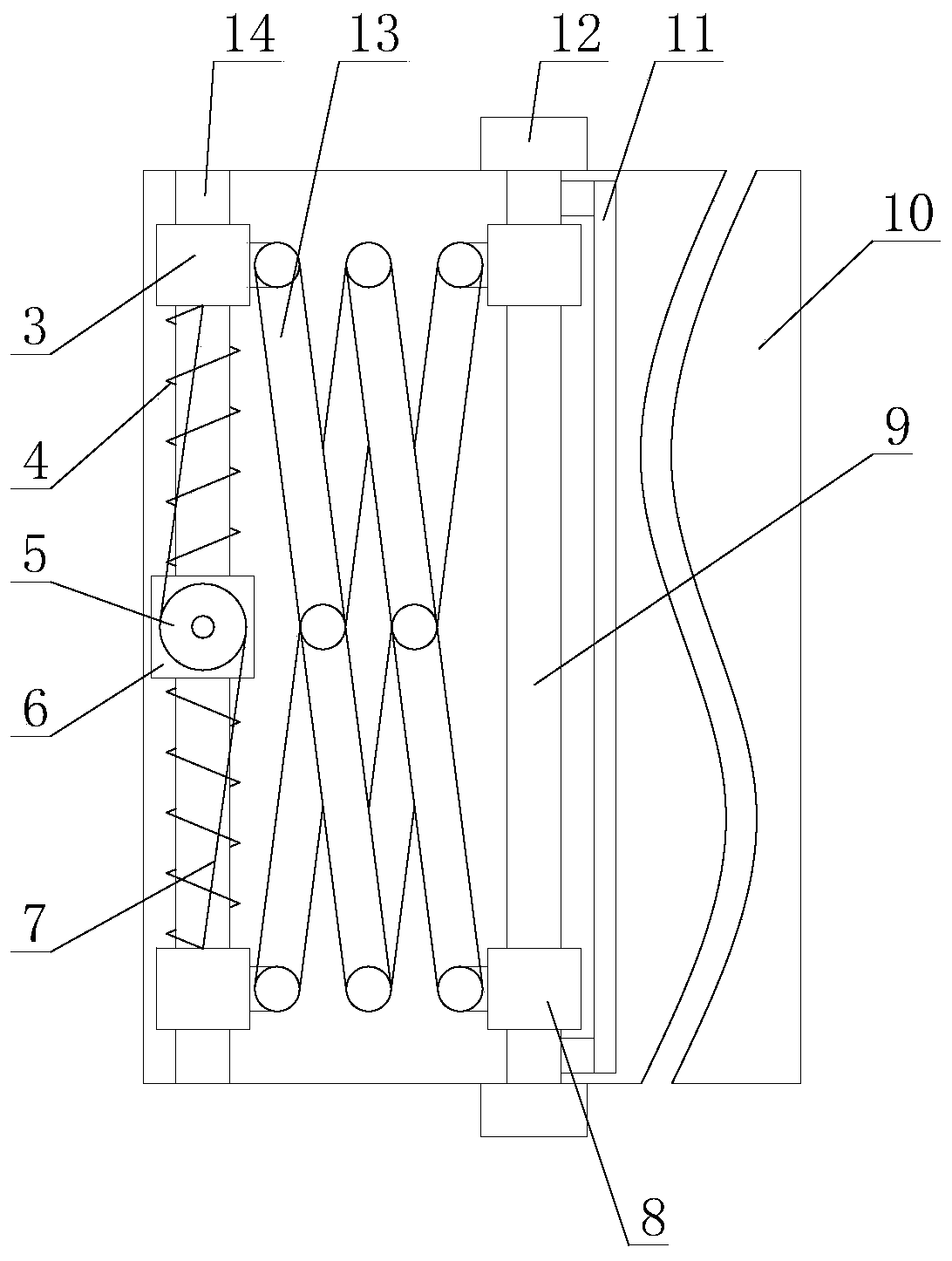 Energy-saving new energy vehicle with anti-sliding function