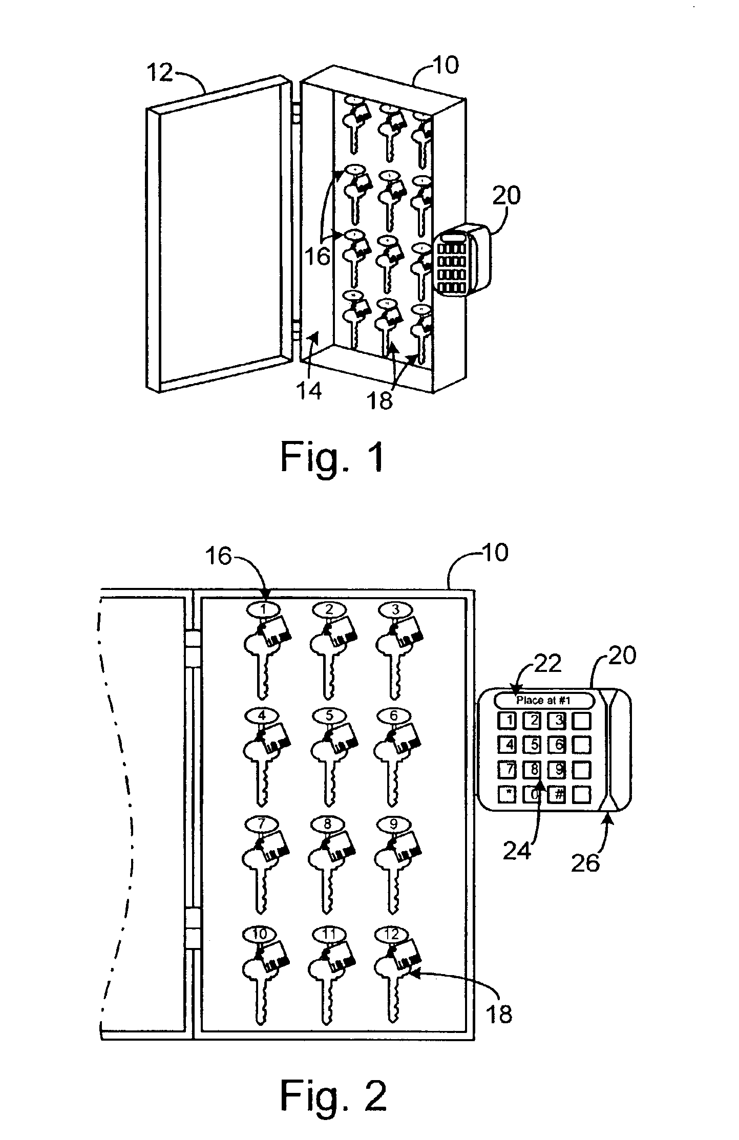 Object container and location tracking system with randomized internal object storage location