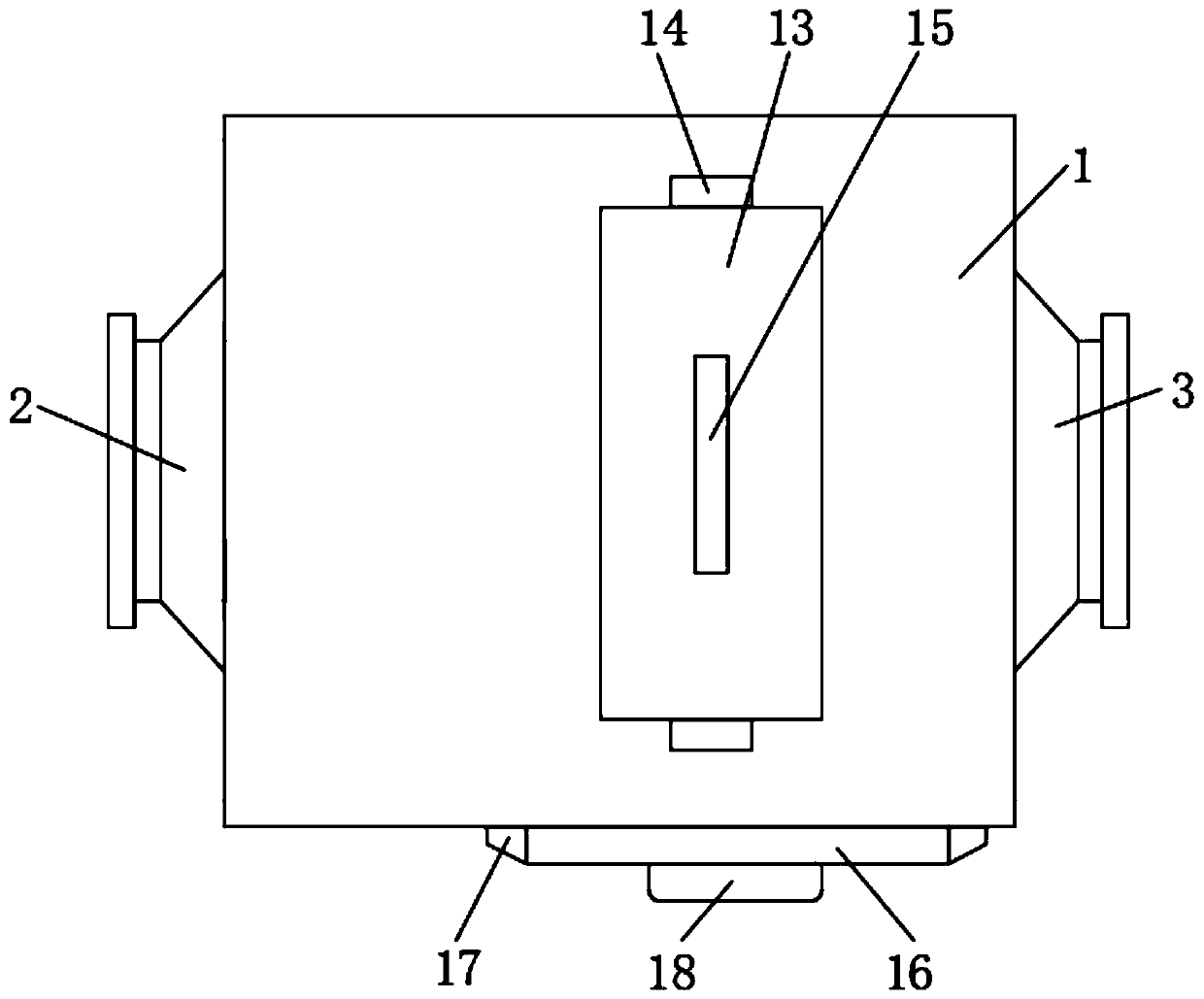 Dynamic VOC rotating-wheel adsorption device