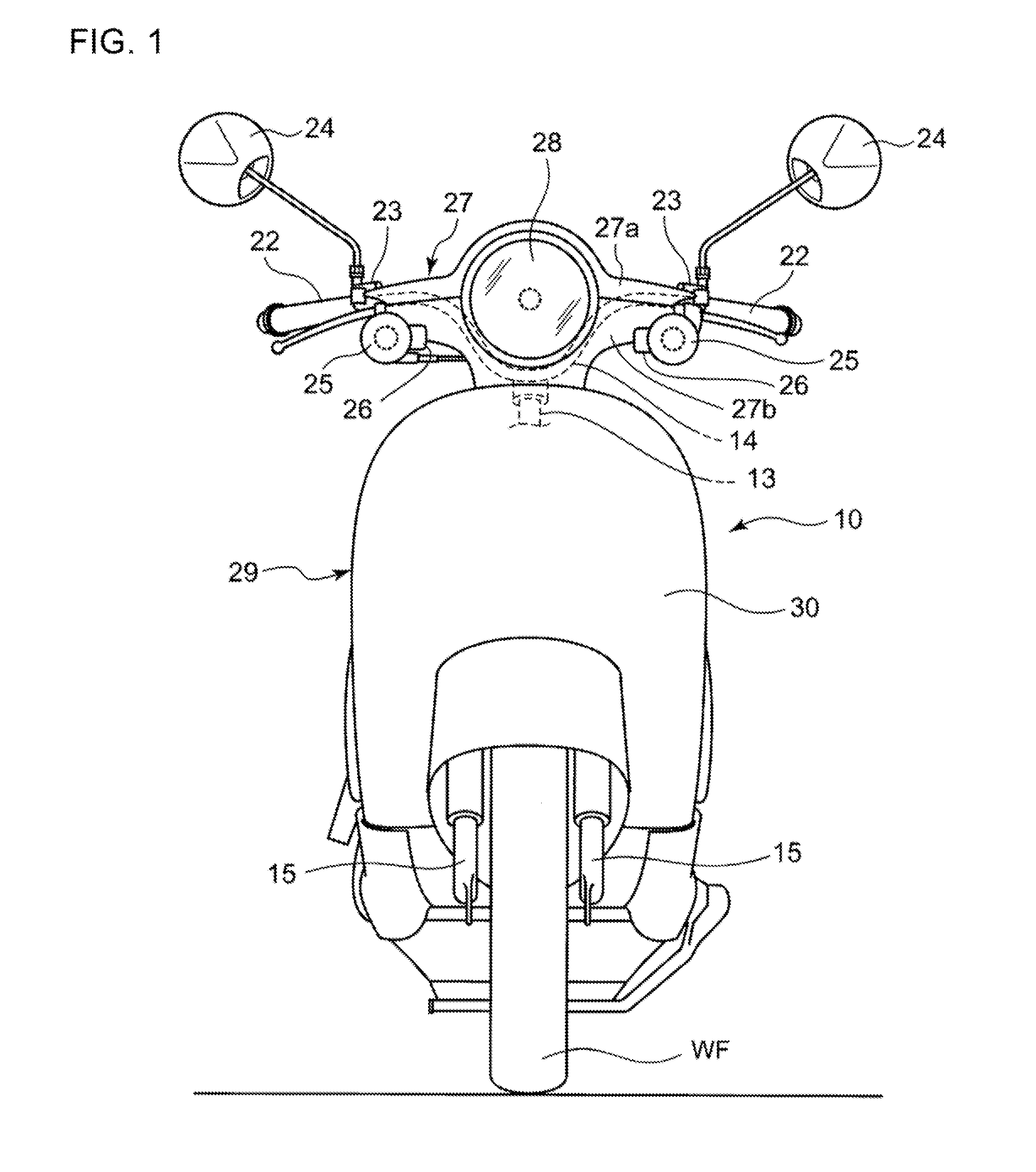 Turn signal device for saddle-ride type vehicle