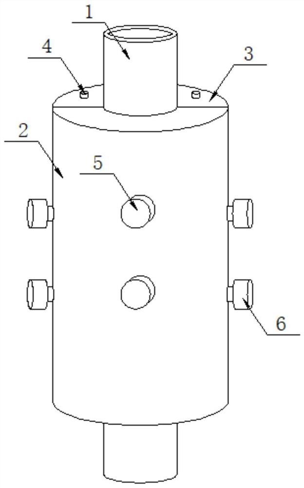 An anti-seepage device and anti-seepage method for water supply and drainage pipes for construction engineering