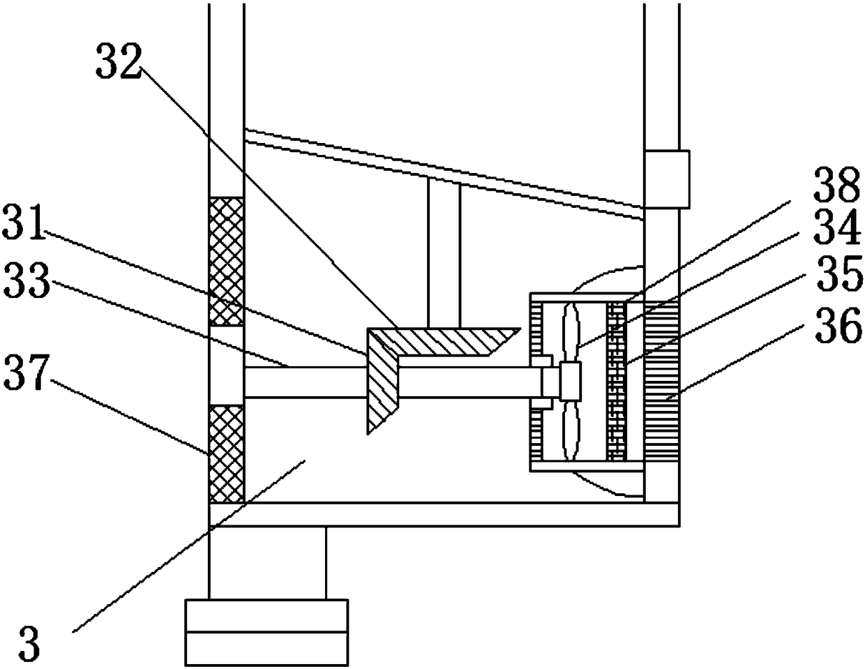 Multiple-cutting device used for feed processing