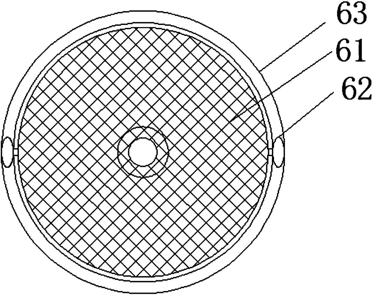 Multiple-cutting device used for feed processing