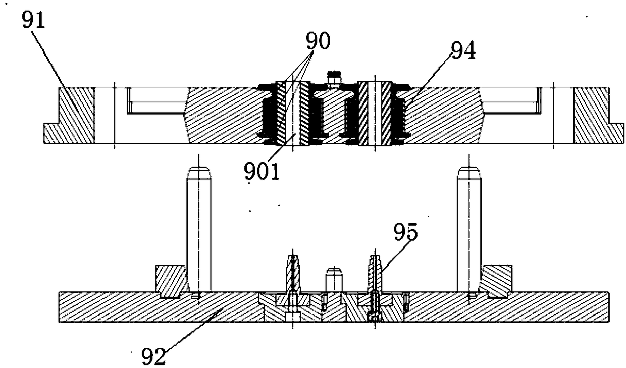 Vulcanizing mold stripper