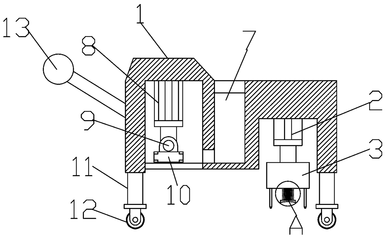 Speed bump mounting device