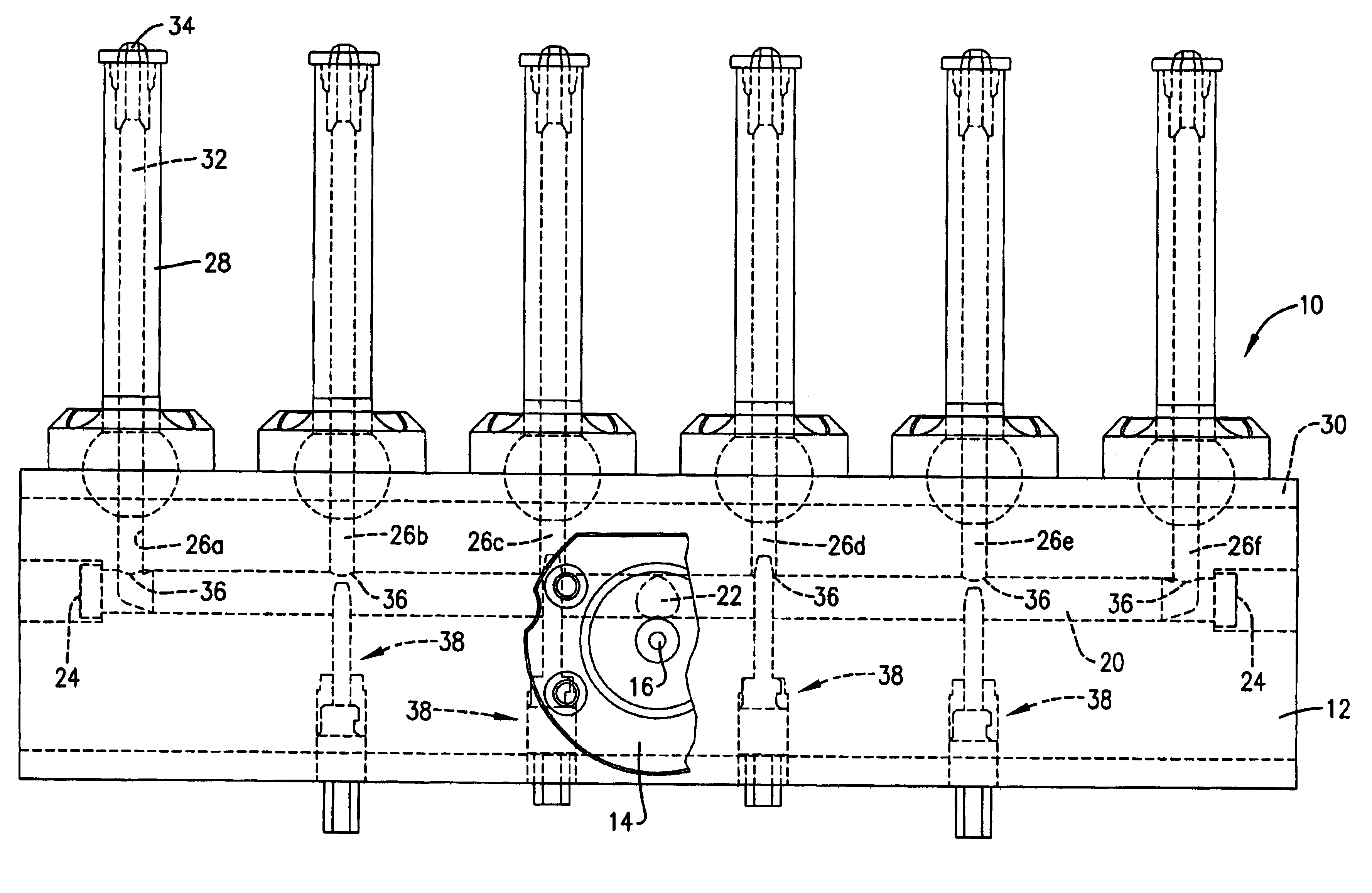 Apparatus for obtaining balanced flow of hot melt in a distribution manifold