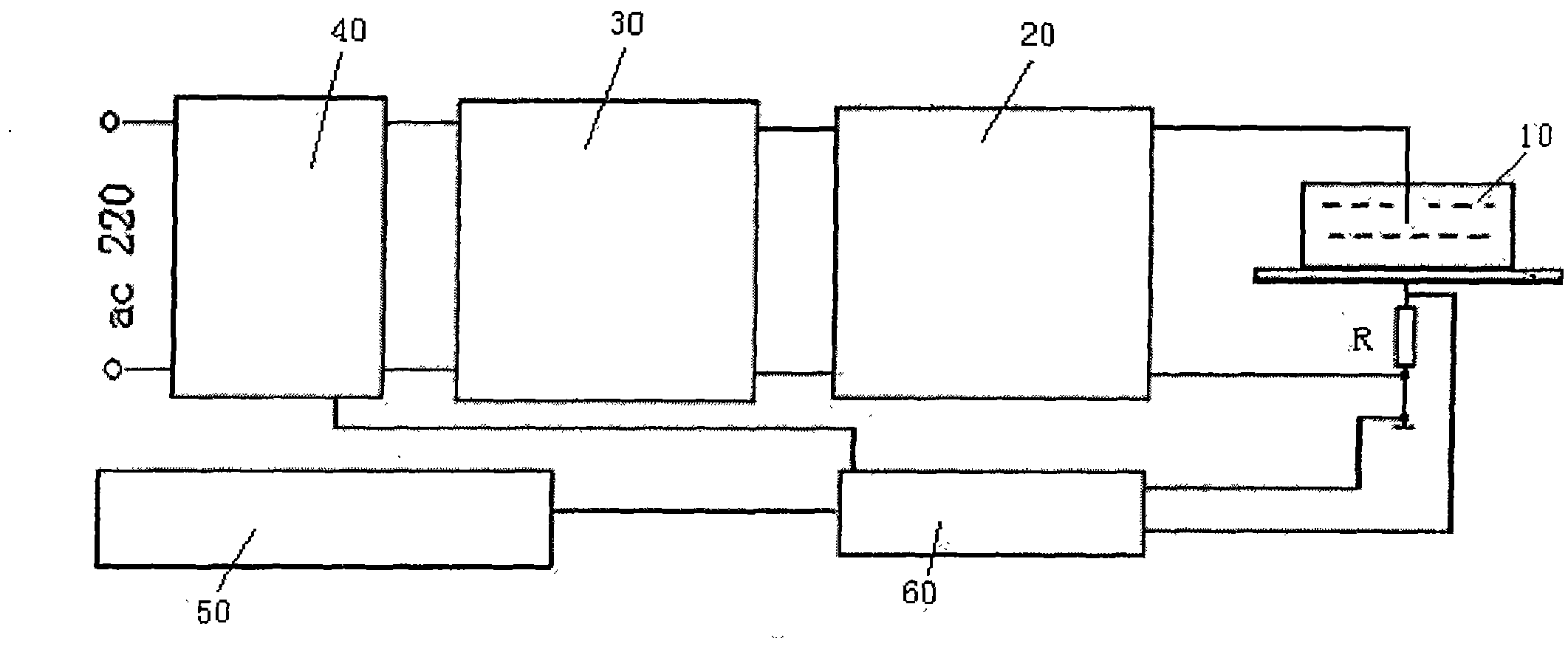 Test device of crosslinking polyethylene-insulated cable material water treeing resistance performance