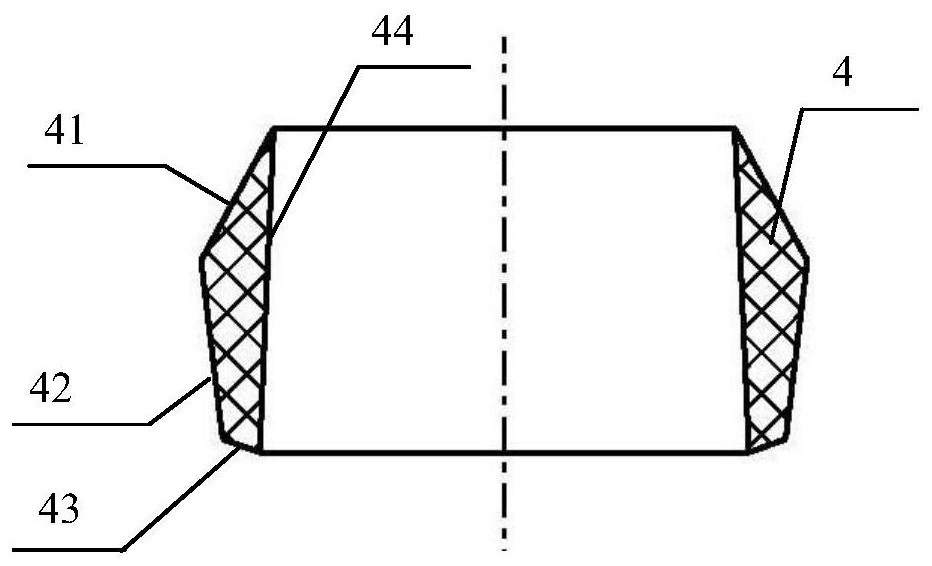 High-impact-resistance and high-wear-resistance polycrystalline diamond composite cutting pick and manufacturing method thereof