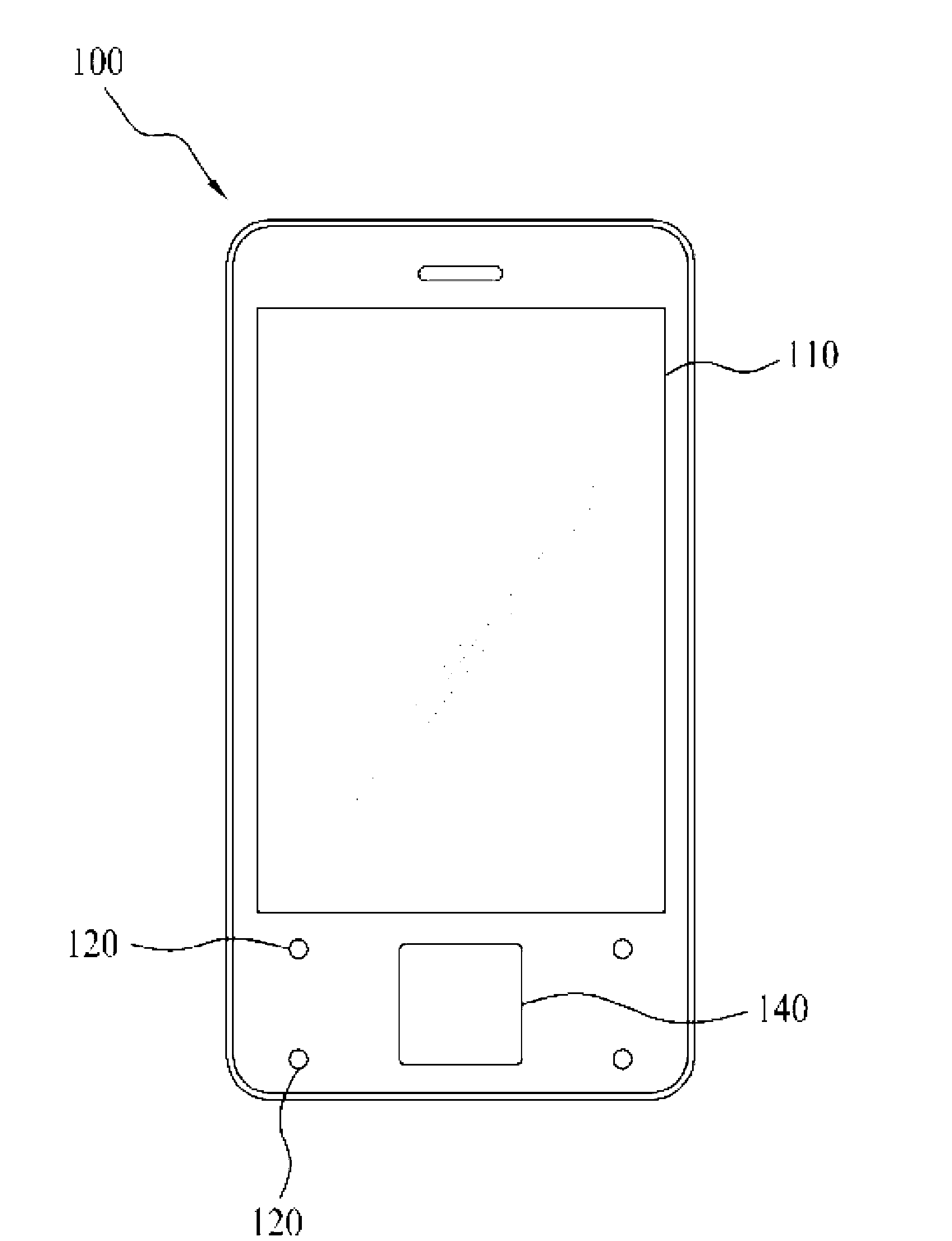 Device and method for detecting movement using proximity sensor