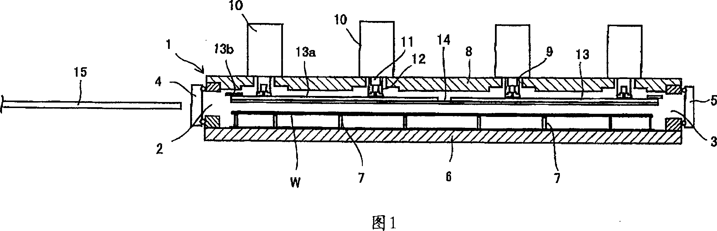 Decompression drying processing device