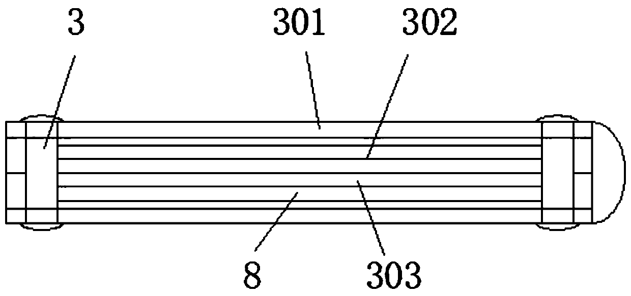 Function door facilitating multi-angle placement and peripheral clamping