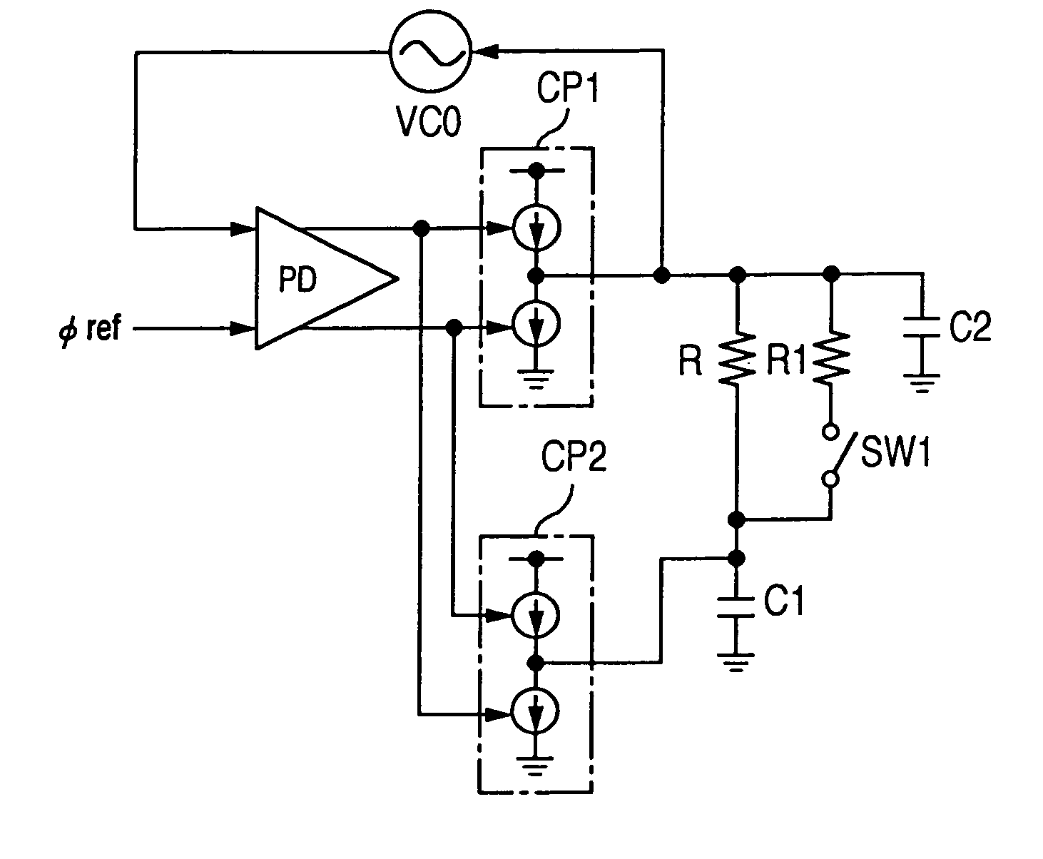 Semiconductor integrated circuit having built-in PLL circuit