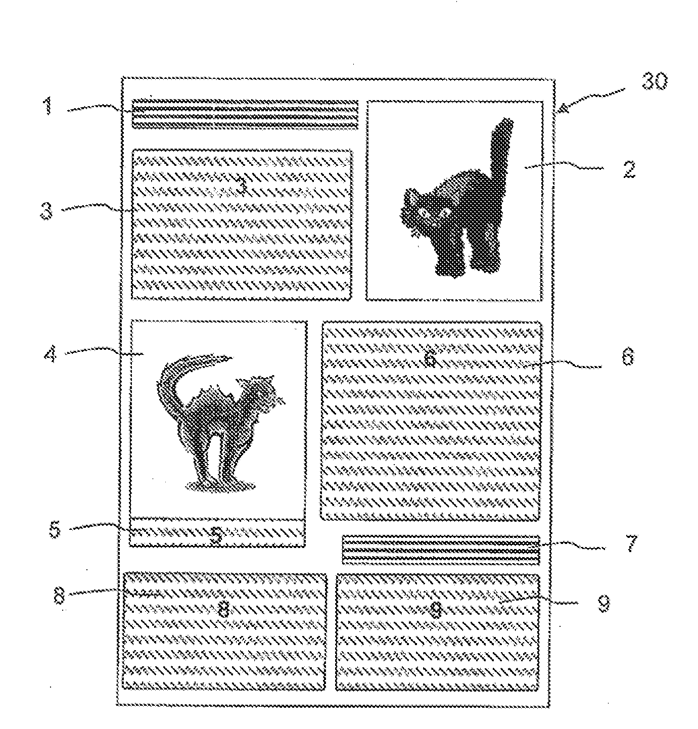 Conversion of a document of captured images into a format for optimized display on a mobile device