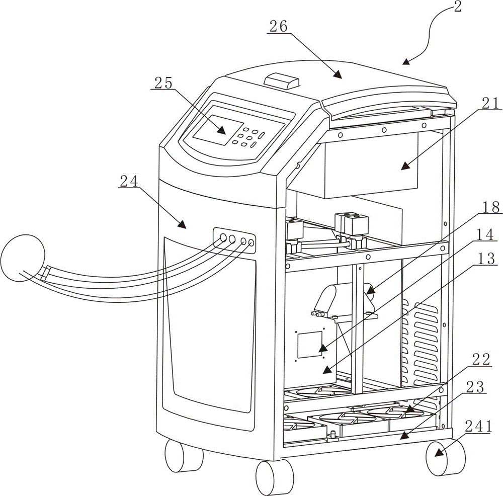Self-circulation liquid cooling system and cryotherapy device with same