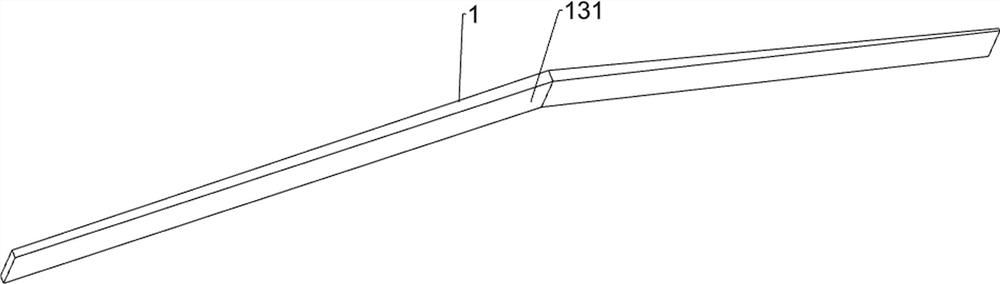 Scraping device for viscera and scales of edible sea snakes