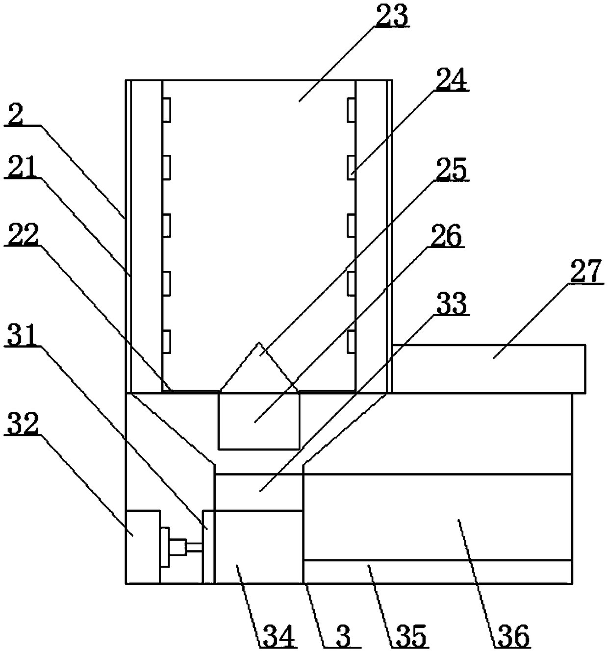 Tall building kitchen sewage treatment method and integrated treatment device