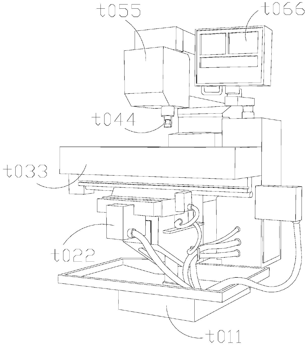 Metal cutting machine tool for industrial production