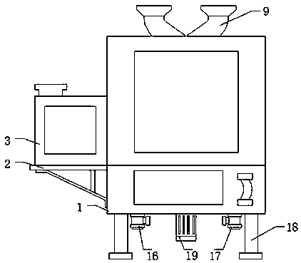 Textile broken material recovery device for textiles