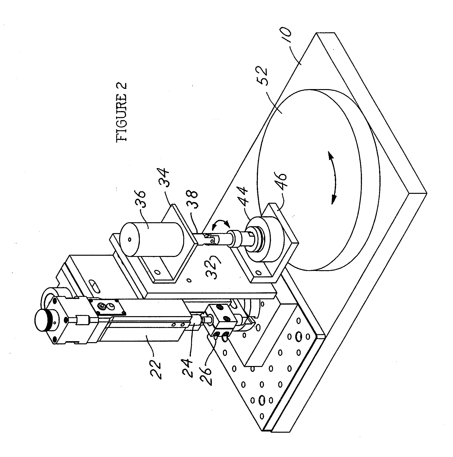 Apparatus and methods for testing the polishability of materials