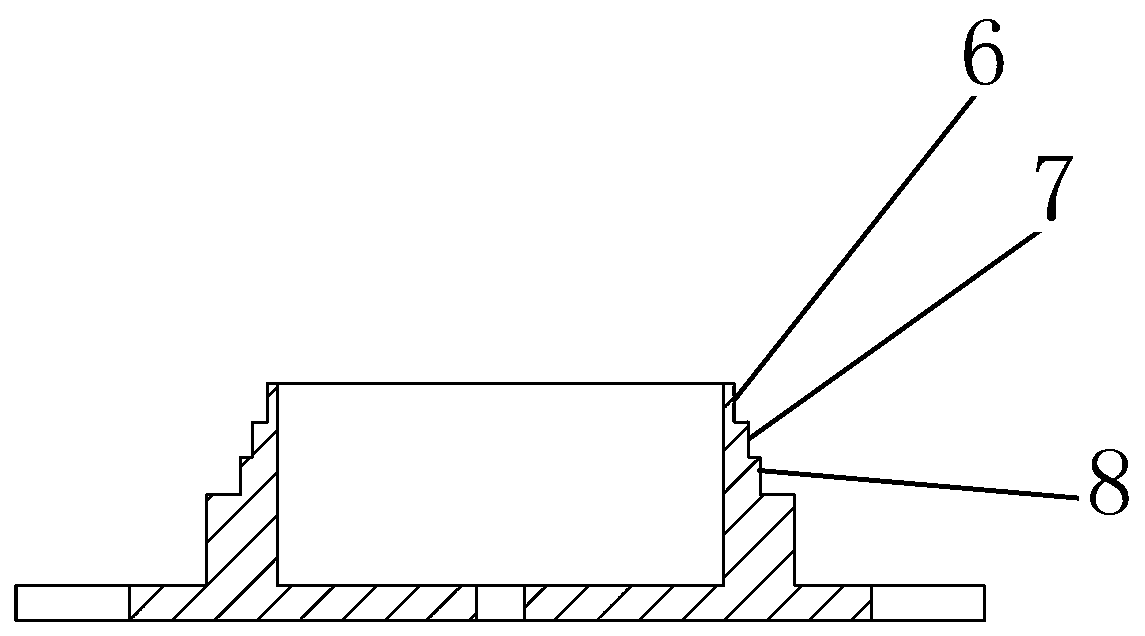 Vertical stand machining process and special tool