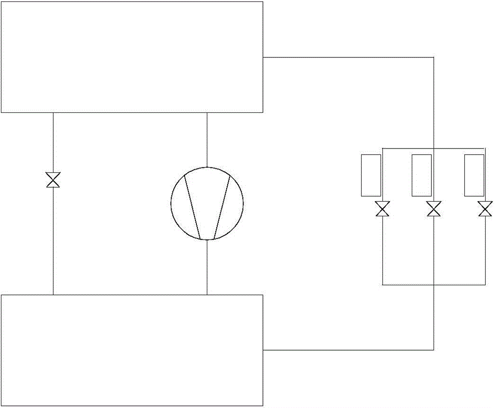 Cooling system of heating power device