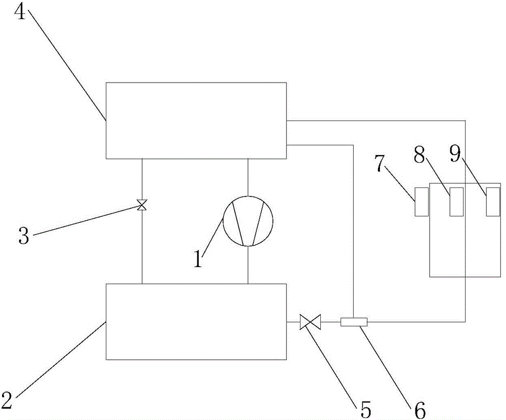 Cooling system of heating power device