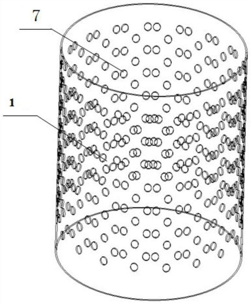 Novel oil-water separation device for oil field water treatment