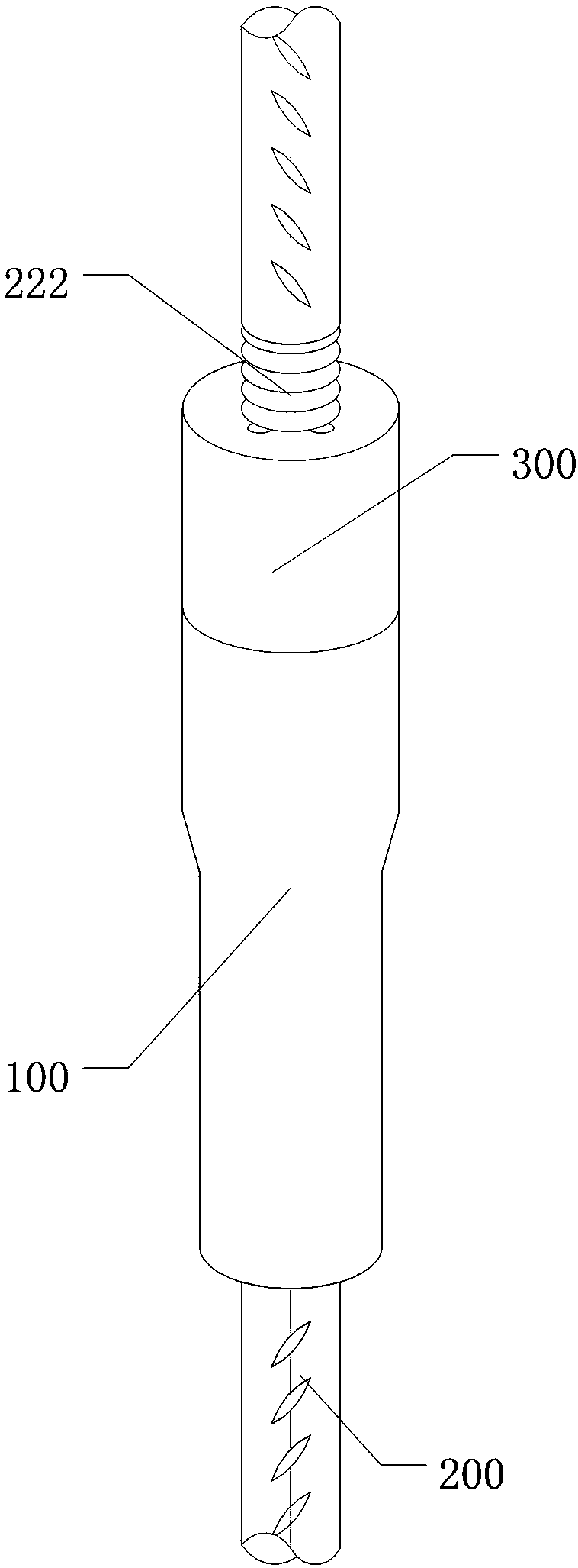 Mechanical connection assembly for pile foundation reinforcing steel bars for highway bridge engineering, and connecting method of mechanical connection assembly