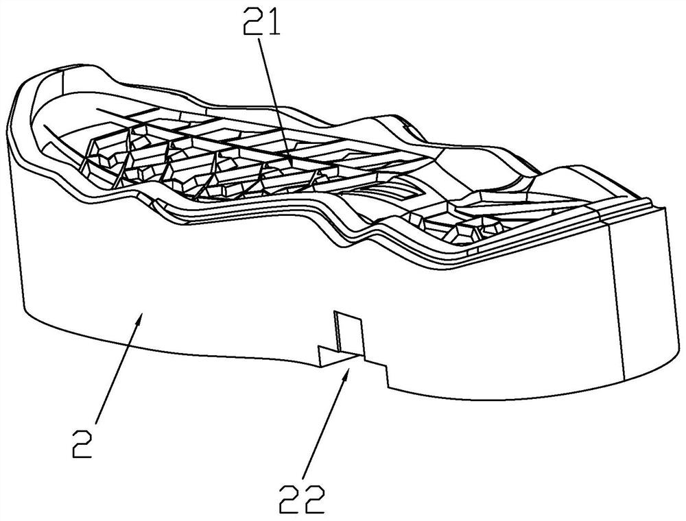 Double-density double-color insole shoe production mold and using method thereof