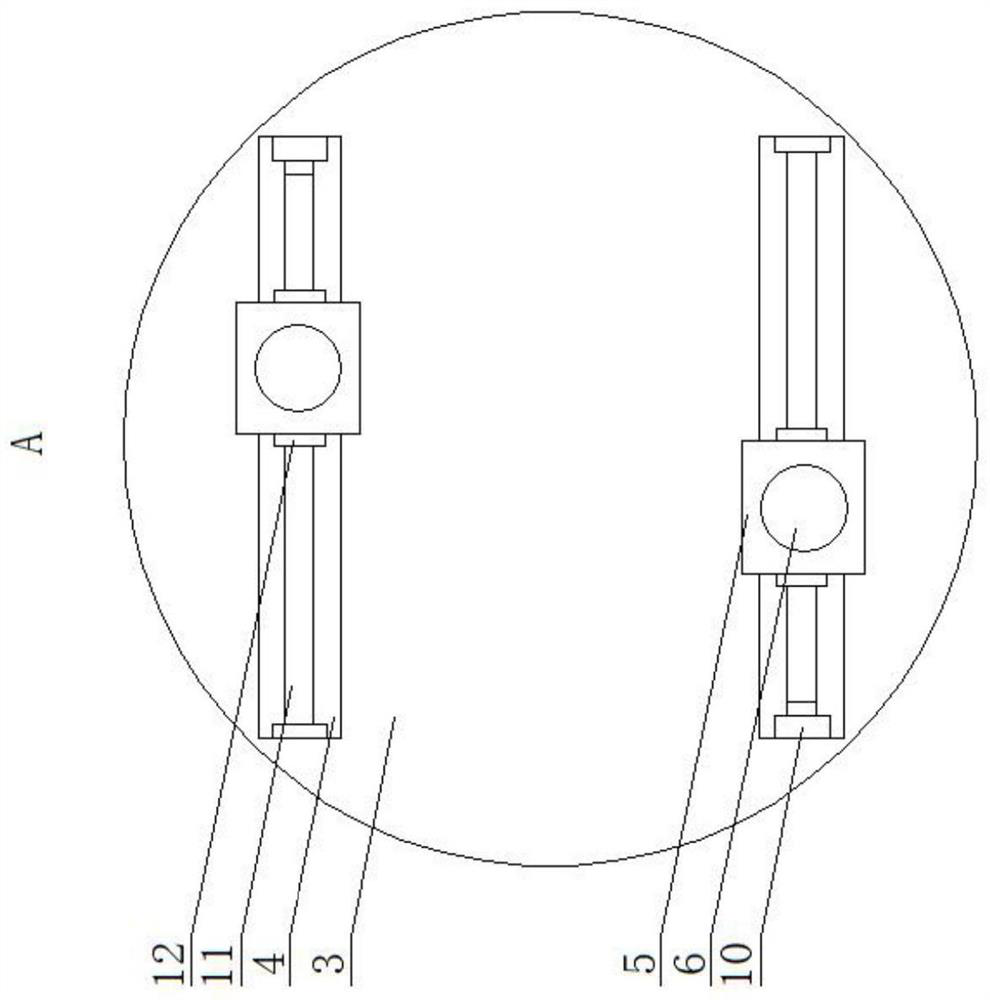 Grain refining stirring device for die steel casting