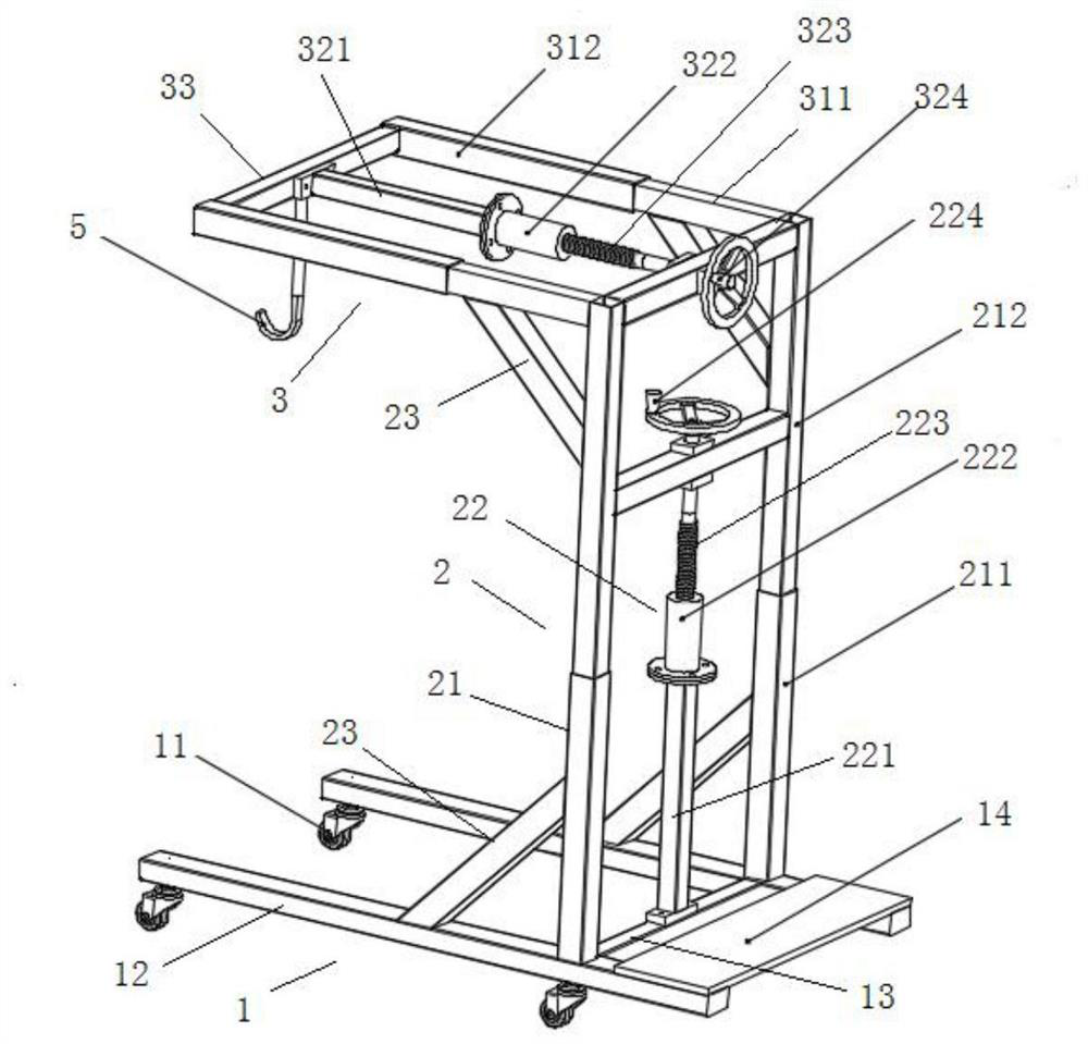 Manual screw type Maotai-flavor liquor steamer cover opening and closing device and using method thereof