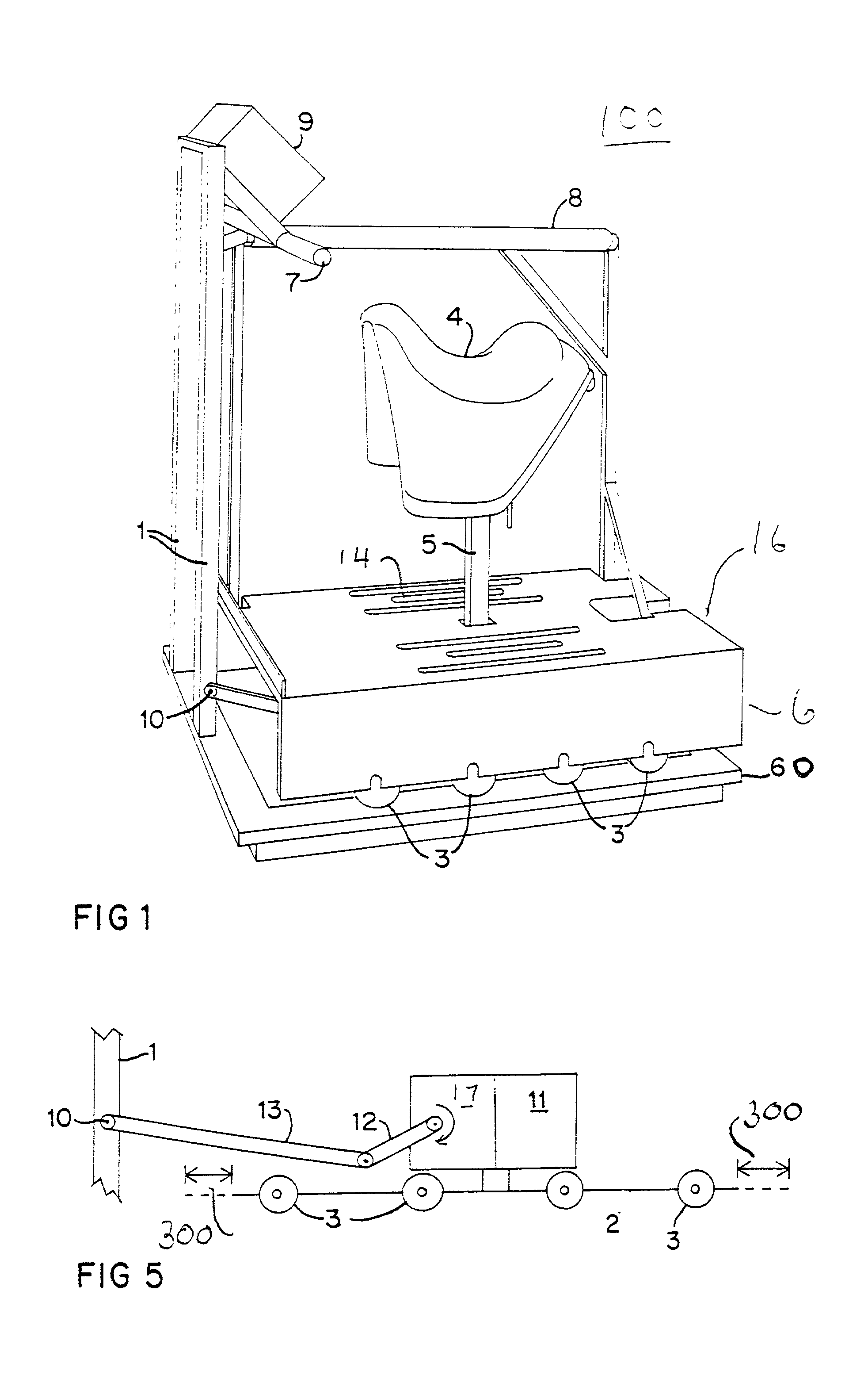 Method and device for continuous passive lumbar motion (CLMP) for back exercise