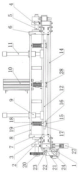 Self-balancing liquid crystal substrate lifting and turning mechanism