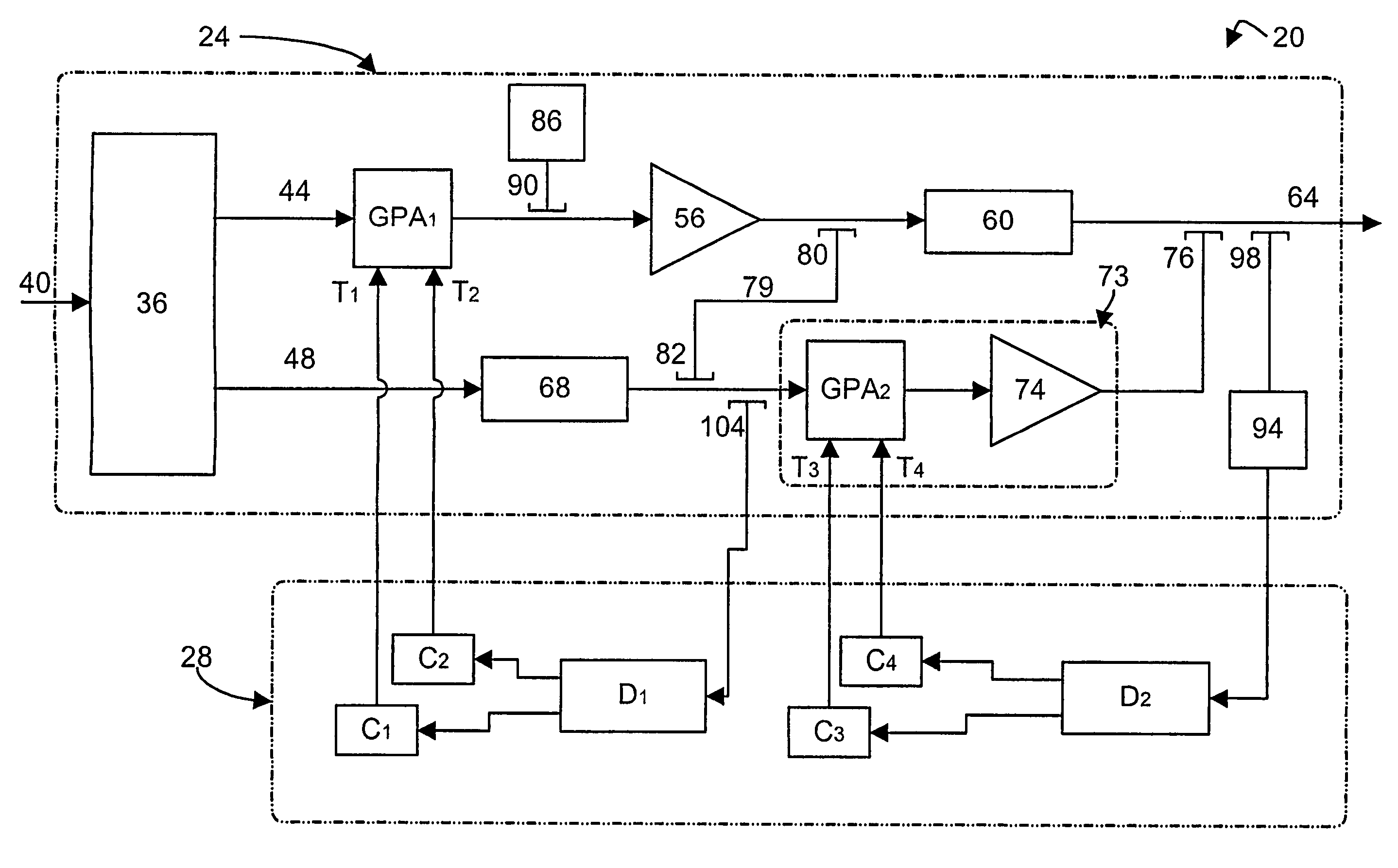 Apparatus and method for controlling adaptive circuits