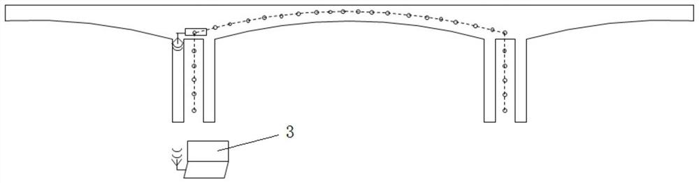 Three-dimensional cruise method and system for bridge detection