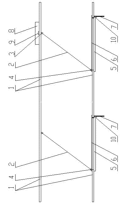 Novel oblique grid-type duct collecting pipe