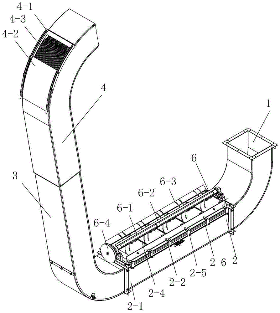 A multi-stage feeding pneumatic conveying device