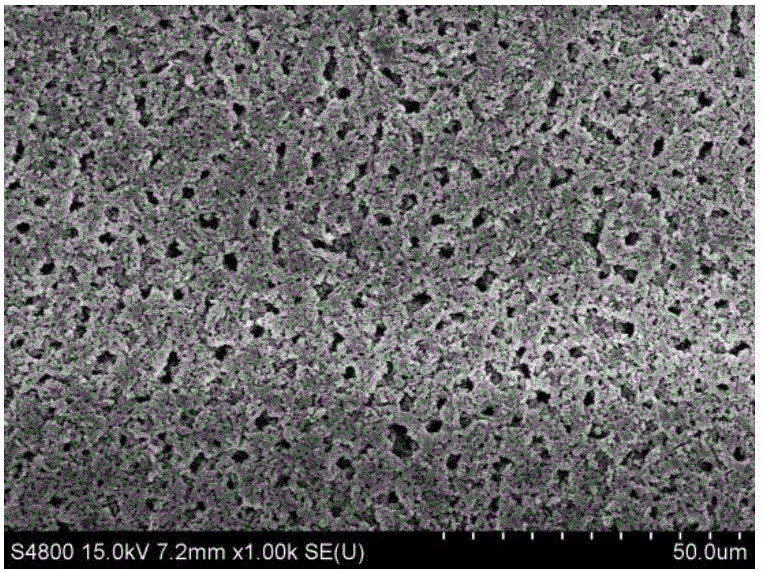 Reticular porous composite isolation film and preparation method thereof