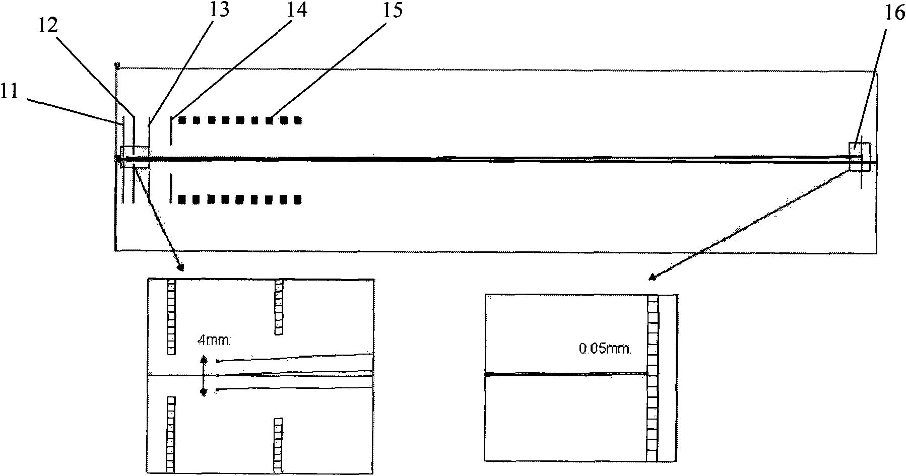 Molecular photodissociation ionization velocity imaging device