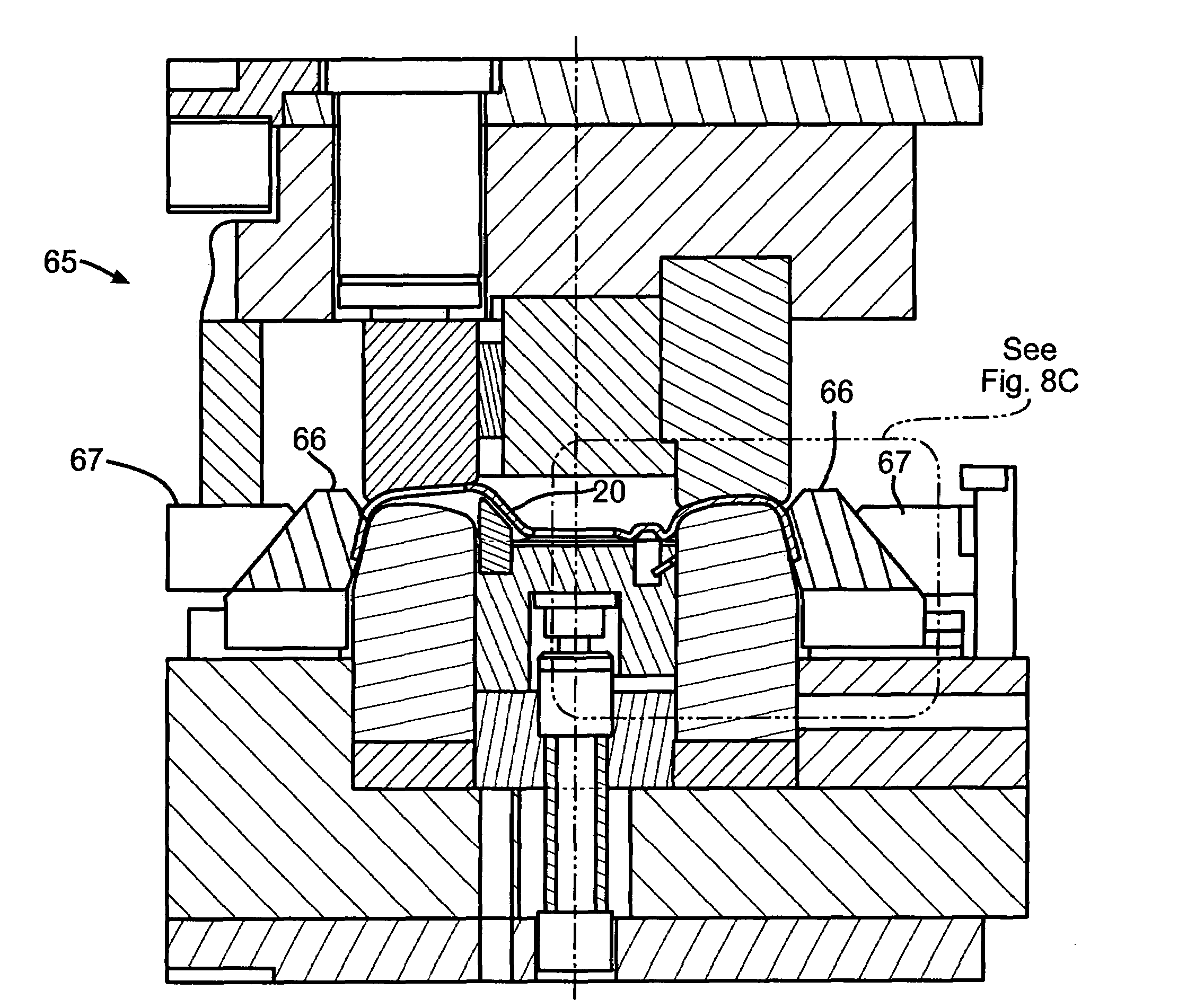Method for producing a wheel disc
