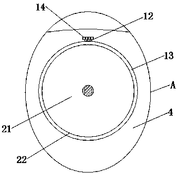 Fishing-net-thread thread-twisting device with adjustable number of strands for fishing net processing